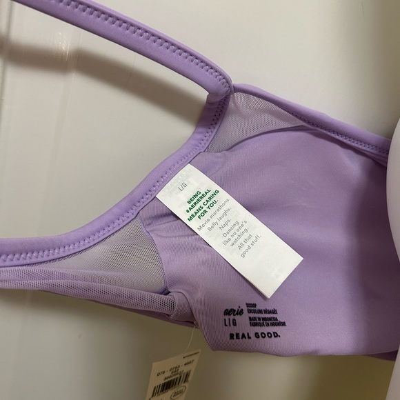 Aerie Lavender Swim Top - Picture 6 of 9